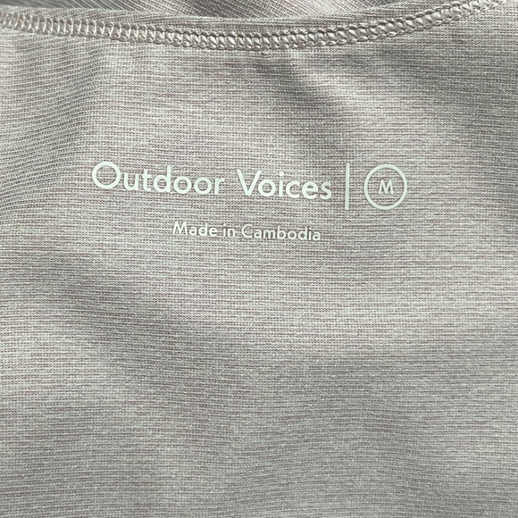 Outdoor Voices Slash Back Crop Sports Bra Medium - Picture 5 of 5